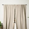 Umbra Twilight Linen Blackout Curtains 52 in. W X 63 in. L 1017283-354